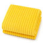 Plaid canapé jaune