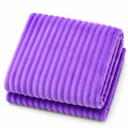 Plaid canapé violet