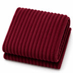 Plaid canapé rouge