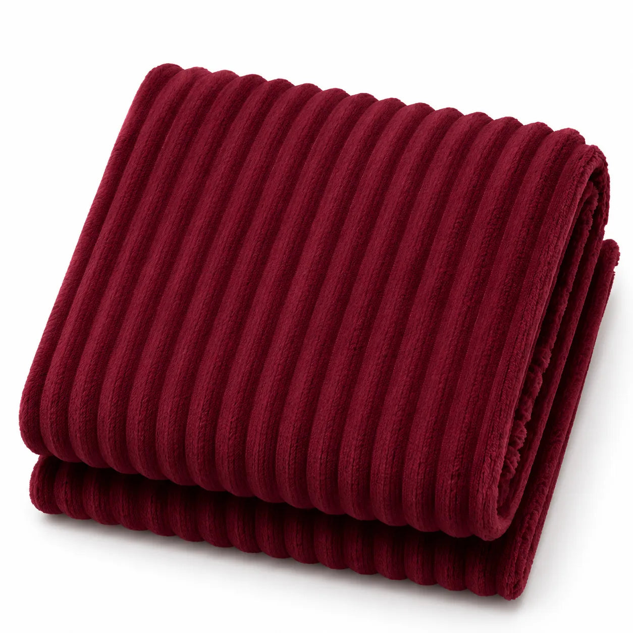 Plaid canapé rouge