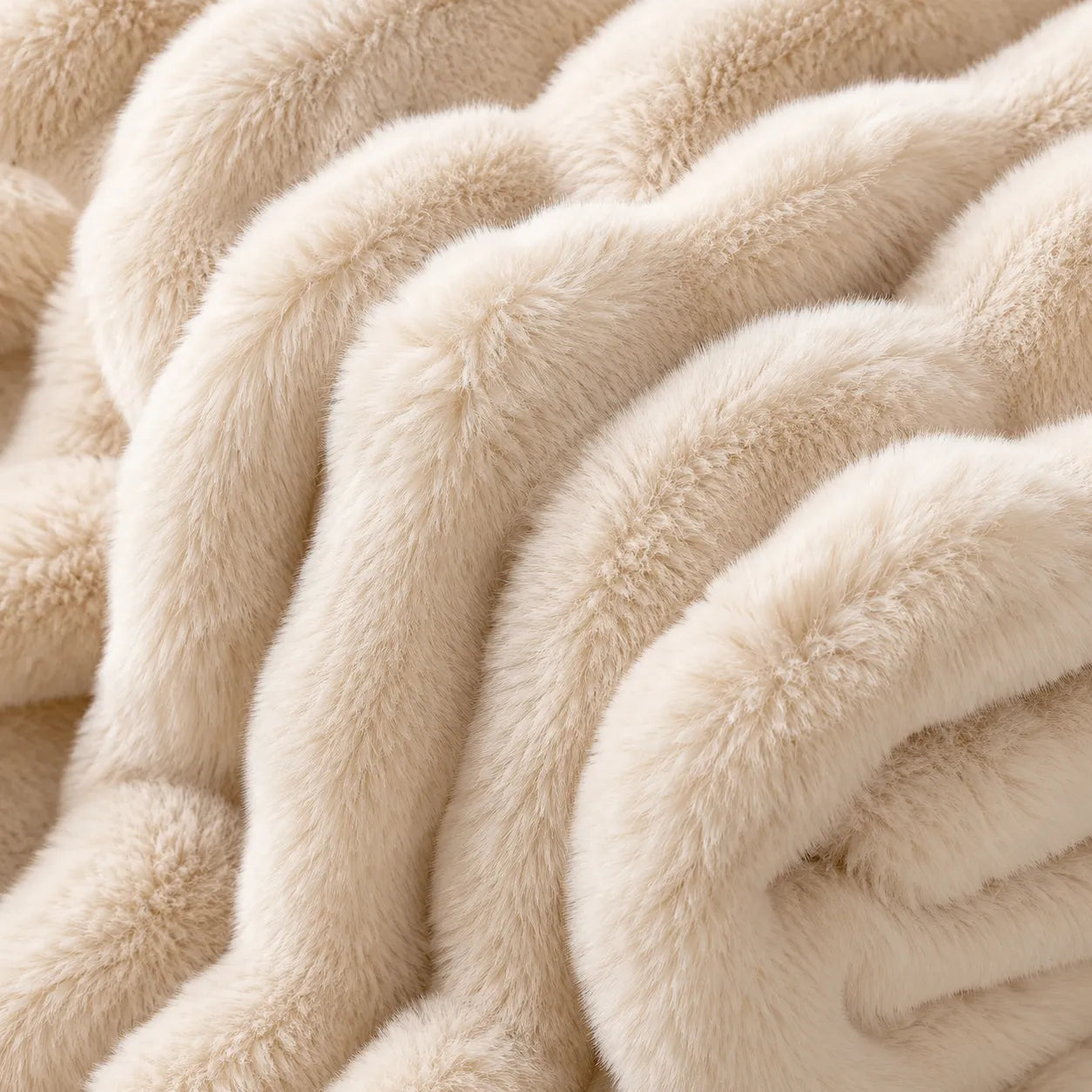 Plaid cocooning beige