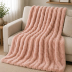 Plaid cocooning rose