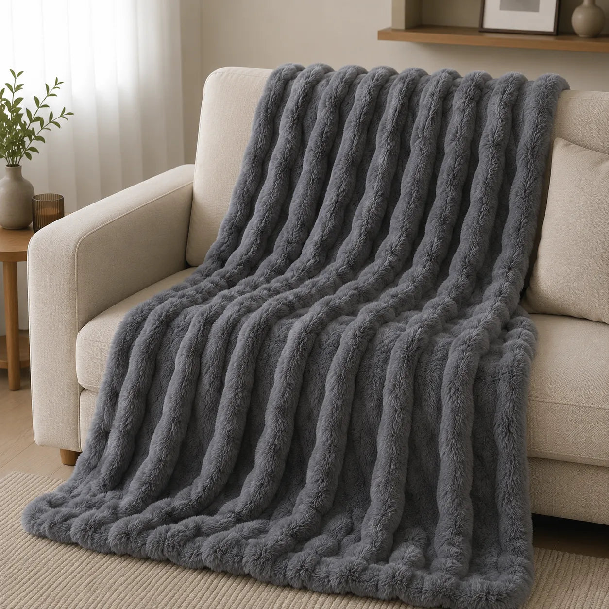 Plaid cocooning doux