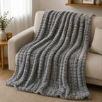 Grand plaid gris