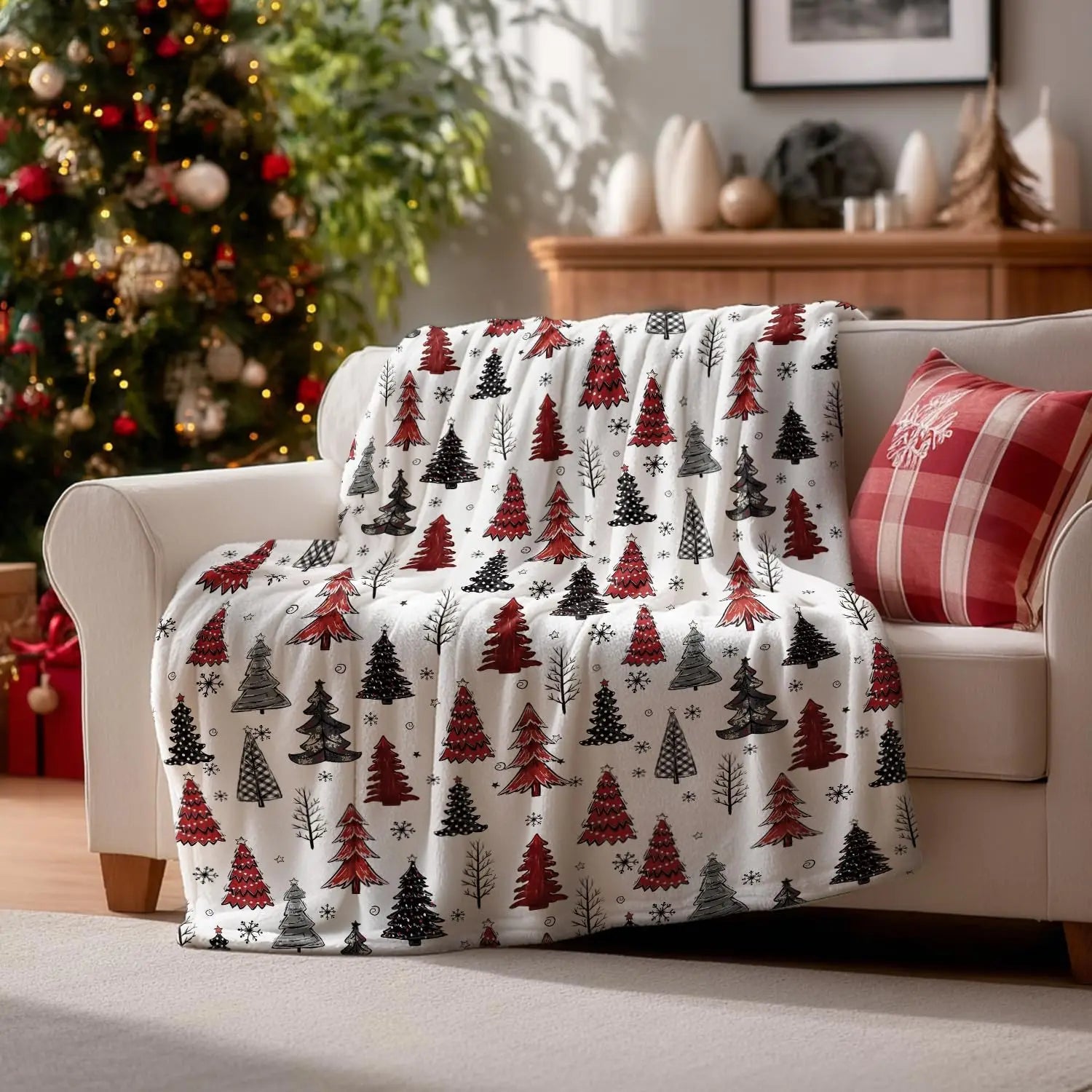 Plaid canapé Noël