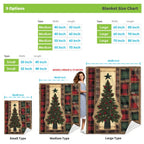 Plaid sapin de Noël