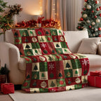 Plaid patchwork Noël