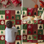 Plaid patchwork Noël