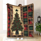 Plaid sapin de Noël