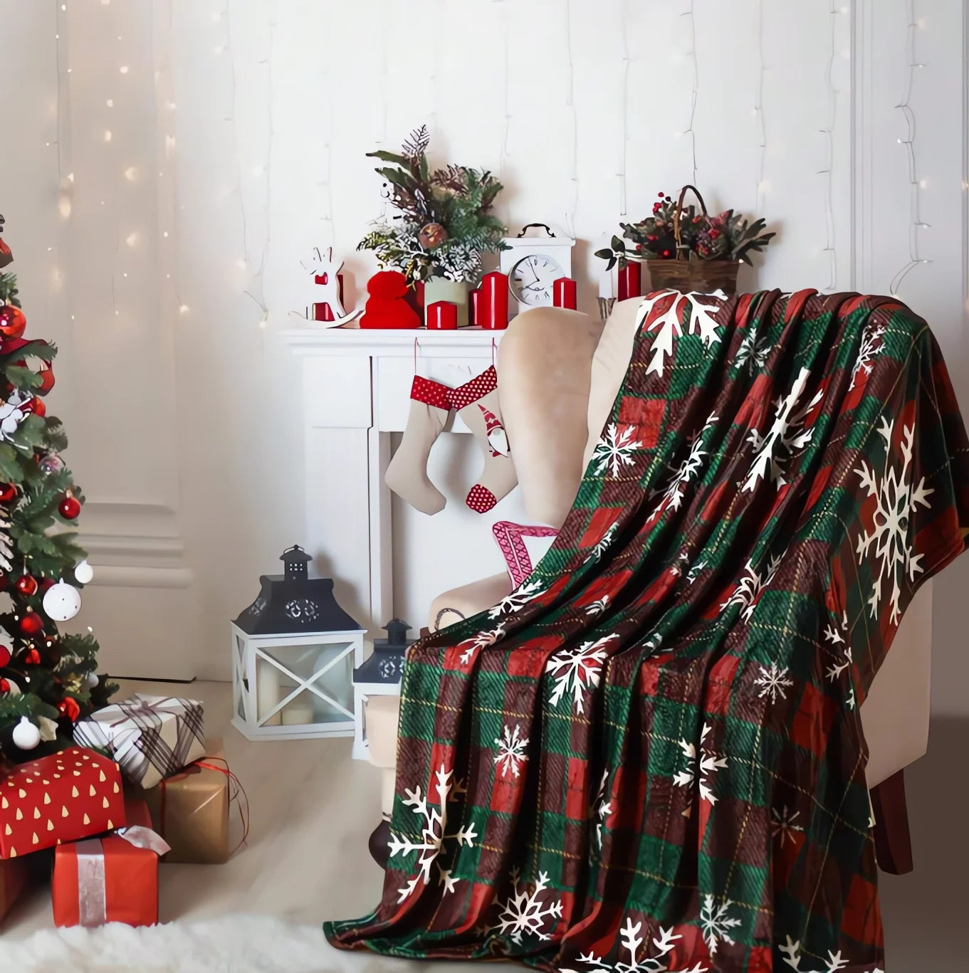 Plaid chaud Noël
