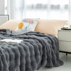 Plaid cocooning rose