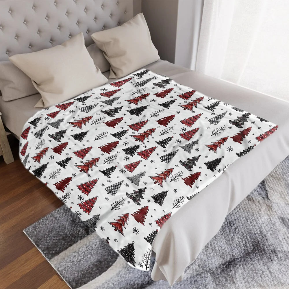 Plaid canapé Noël