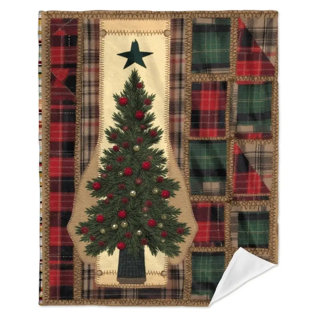 Plaid sapin de Noël