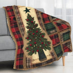 Plaid sapin de Noël